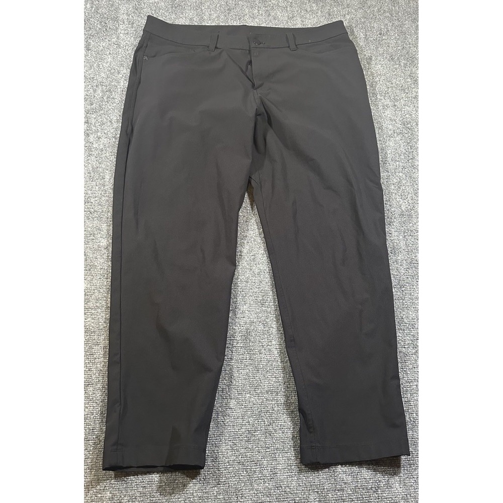Lululemon ABC C 5 Pocket Black Pants Men's 36x28 Warpstreme Chino LM5AQHS